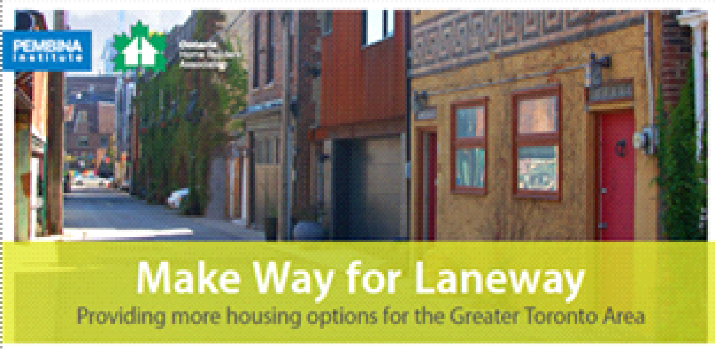 Laneway Houses / Habitations accessibles par la ruelle